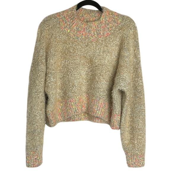 Free People Stardust Knit Pullover Sweater Women's Size Medium - Picture 2 of 5